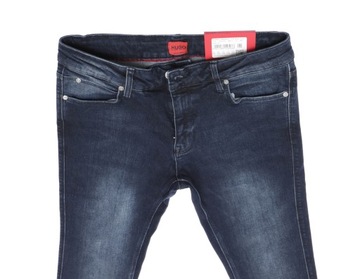 HUGO BOSS SPODNIE SLIM JEANS DARK BLUE ROZ. 30