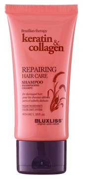 LUXLISS KERATIN Szampon naprawczy do włosów 40 ml