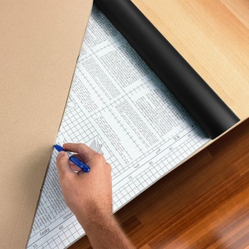 Tablica Kredowa Czarna Samoprzylepna Na Meble Szerokość 45cm Gratis Kreda