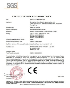 Электрический проточный водонагреватель для кухни, ванной комнаты IPX4 3500 Вт