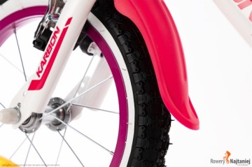 Детский велосипед 14 KARBON STAR белый ALU R23