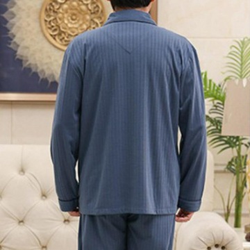 Мужские пижамы Пижамы на пуговицах Брюки Домашняя одежда Домашняя одежда Стиль 4