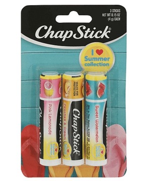 Pomadka nawilżająca do ust ChapStick Summer Collection 3 sztuki