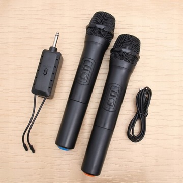 Dual wireless microphone system
