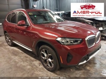 BMW 2024 BMW X3 2024r., 4x4, 2.0L 2.0 Benzyna 248KM