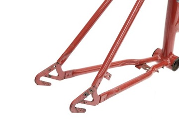 Рама Romet Wigry 3, 1989 г., красная, 20 дюймов