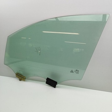 HYUNDAI SANTA FE 2019 PŘEDNÍ STRANA LEVÝ SKLO (OKNO) DVEŘE PŘEDNÍCH