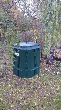 КОМПОСТЕР ОБЪЕМОМ 900 Л ДВОЙНЫЕ ТЕПЛОВЫЕ СТЕНЫ