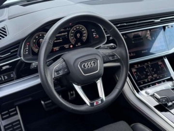 Audi Q8 SUV 3.0 55 TFSI 340KM 2022 Audi Q8 340 KM,S line,Head Up,Os skretna,Hak,Pneumatyka,BO 3.0 Benzyna, zdjęcie 9