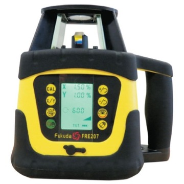 POZIOMICA LASEROWA LASER OBROTOWY 360 NIWELATOR FUKUDA FRE 207 AKU CZERWONY