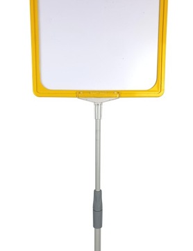 Телескопический рекламный стенд 150 см с рамкой А4.