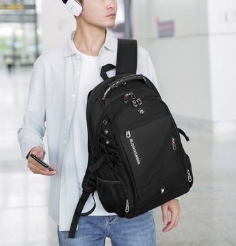 Рюкзак для ноутбука 17,3 см, очень вместительный, 38 литров, USB-камуфляж.