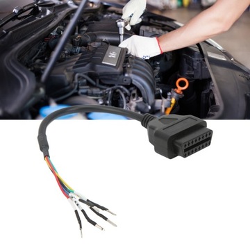 OBD2 Женский соединительный кабель 16 Pin K CAN Line диагностический тестер
