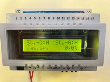 ЛЕСТНИЧНЫЙ КОНТРОЛЛЕР Светодиодное освещение лестницы 11-17к LCD ST (для датчиков Sharp)