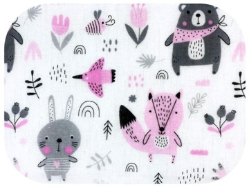 PIELUCHA pieluszka FLANELOWA 70X80 kolorowa Polska