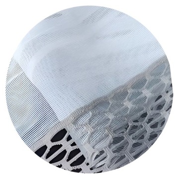 ДАВОС БЕЛО-СЕРЫЙ ШТОР ВЫСОТА 50 СМ ДЛЯ КУХНИ-СТОЛОВОЙ ЖАЛЕСС ЛАМБРЕКЕН