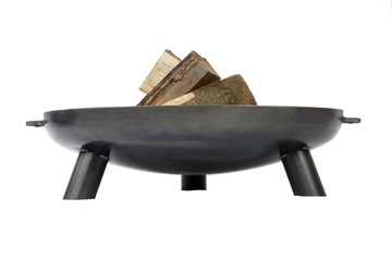 БОЛЬШАЯ СТАЛЬНАЯ САДОВАЯ ПЕЧЬ, СОВРЕМЕННЫЙ ГРИЛЬ КАУЛДЕЛЬ ОГОНЬ 70X70 СМ