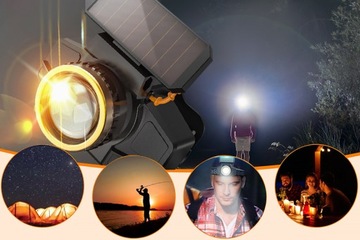 МОЩНАЯ ФАРА С СОЛНЕЧНОЙ ФАРОЙ СВЕТОДИОДНАЯ ЛАМПА С USB-ПЕРЕЗАРЯЖКОЙ