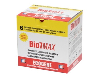 Preparat do oczyszczalni Bio7 Max 1000g 1kg eksploatacja i rozkład tłuszczy