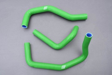 Silikonowe węże chłodnicy ZX6R 2003 2004 zielona