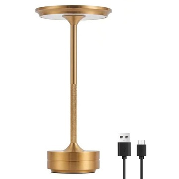 LAMPKA NOCNA LED METALOWA BEZPRZEWODOWA DOTYKOWA