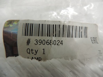 LAMPA TABULKY SPZ 39068024 OPEL INSIGNIA B NOVÁ