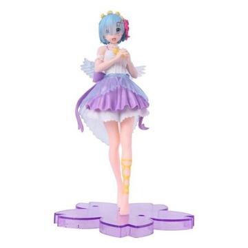 FIGURKA 3D JAPOŃSKA ANIME RE:ZERO REM SKRZYDEŁKA JAK ANIOŁEK z PL