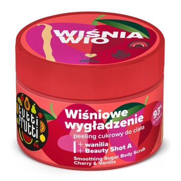TUTTI FRUTTI Wygładzający Peeling cukrowy do ciała