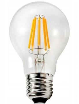 Żarówka filament retro edison ozdobna LED E27 8W