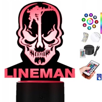 Lampka na biurko Linia Elektryk 16kol LED PLEXIDO