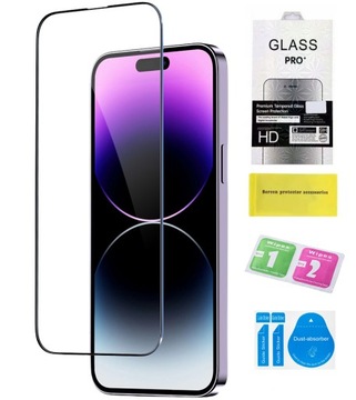 SZKŁO HARTOWANE NA CAŁY EKRAN do iPhone 15 PRO
