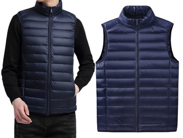BEZRĘKAWNIK MĘSKI KURTKA KAMIZELKA PIKOWANA LEKKIE,4XL