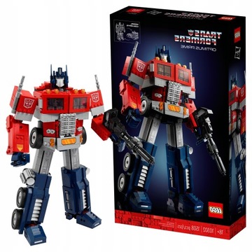ZESTAW KLOCKÓW LEGO IDEAS 2w1 OPTIMUS PRIME TRANSFORMERS SKŁADANY TIR