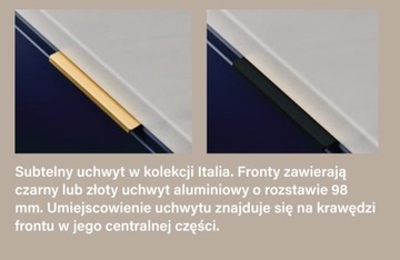 KUCHNIA BIAŁA AKRYL MAT Z DEKOREM DREWNA - NA WYMIAR - WYBÓR KOLORÓW
