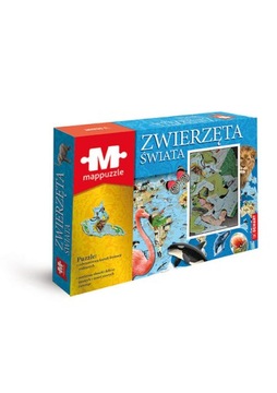 MAPPUZZLE. ZWIERZĘTA ŚWIATA