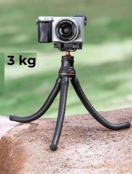 Гибкий штатив, гибкий держатель для 3D-головы, камера, телефон K&F MS-01