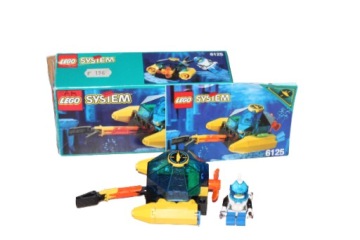 Коробка LEGO AQUA 6125-2 НАБОР ИНСТРУКЦИЙ
