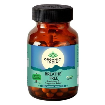 Breathe Free poprawia oddychanie Organic India 60