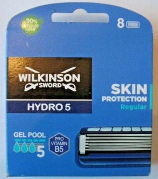 Wilkinson Hydro 5 Regular Skin Protect 8szt vit B