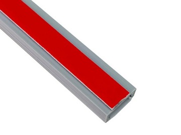 МИНИ-СЕРЫЙ СВЕТОДИОДНЫЙ ПРОФИЛЬ НА КЛЕЙКОЙ ЛЕНТЕ | 2 МЕТРА