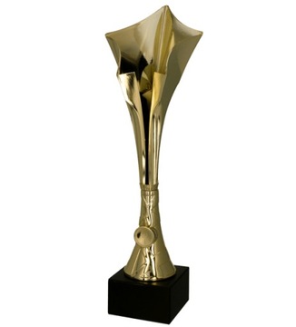 Puchar plastikowy złoty 39cm