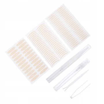 Наклейка на двойное веко. Наклейки с подтяжкой ленты с капюшоном.