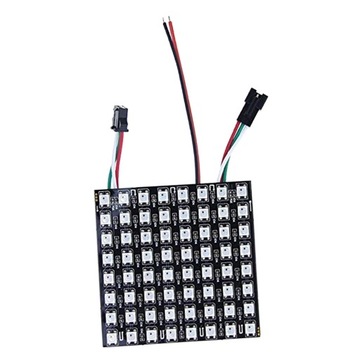 Ekran panelowy LED Pixels Matrix, WS2812B 8x32cm