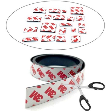 МАГНИТНАЯ ЛЕНТА с клеем 3М, САМОКЛЕЯЩАЯСЯ, РАЗМЕРЫ: 500см/20мм/1,5мм