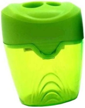 ДВОЙНАЯ ТОЧИЛКА ASTRA WAVE С КОНТЕЙНЕРОМ, 2 ОТВЕРСТИЯ, СТРОГАТЕЛЬНЫЙ