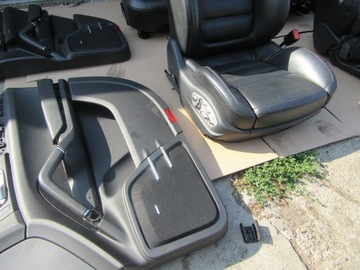 KOMPLET SEDADLA PORSCHE CAYENNE 7P ČERNÉ