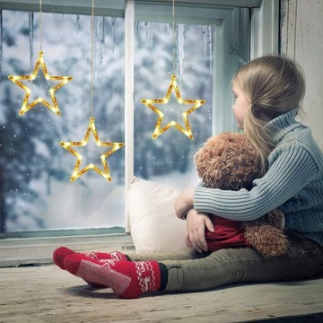 Светодиодная звезда для подвески на рождественское окно - Осветите свое окно волшебством