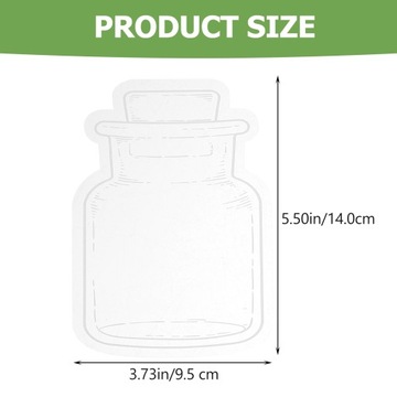 Наклейки в баночках Сухоцветы Za