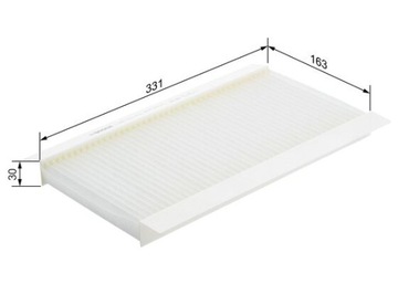 BOSCH 1 987 432 076 FILTR VENTILACE PROSTORU SPOLUJEZDCE