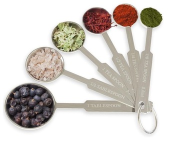 НАБОР КУХОННЫХ МЕРНЫХ СТАЛЬНЫХ ЛОЖЕК 10 ШТ.